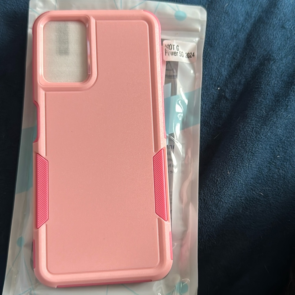 Mot G power 5g pink case